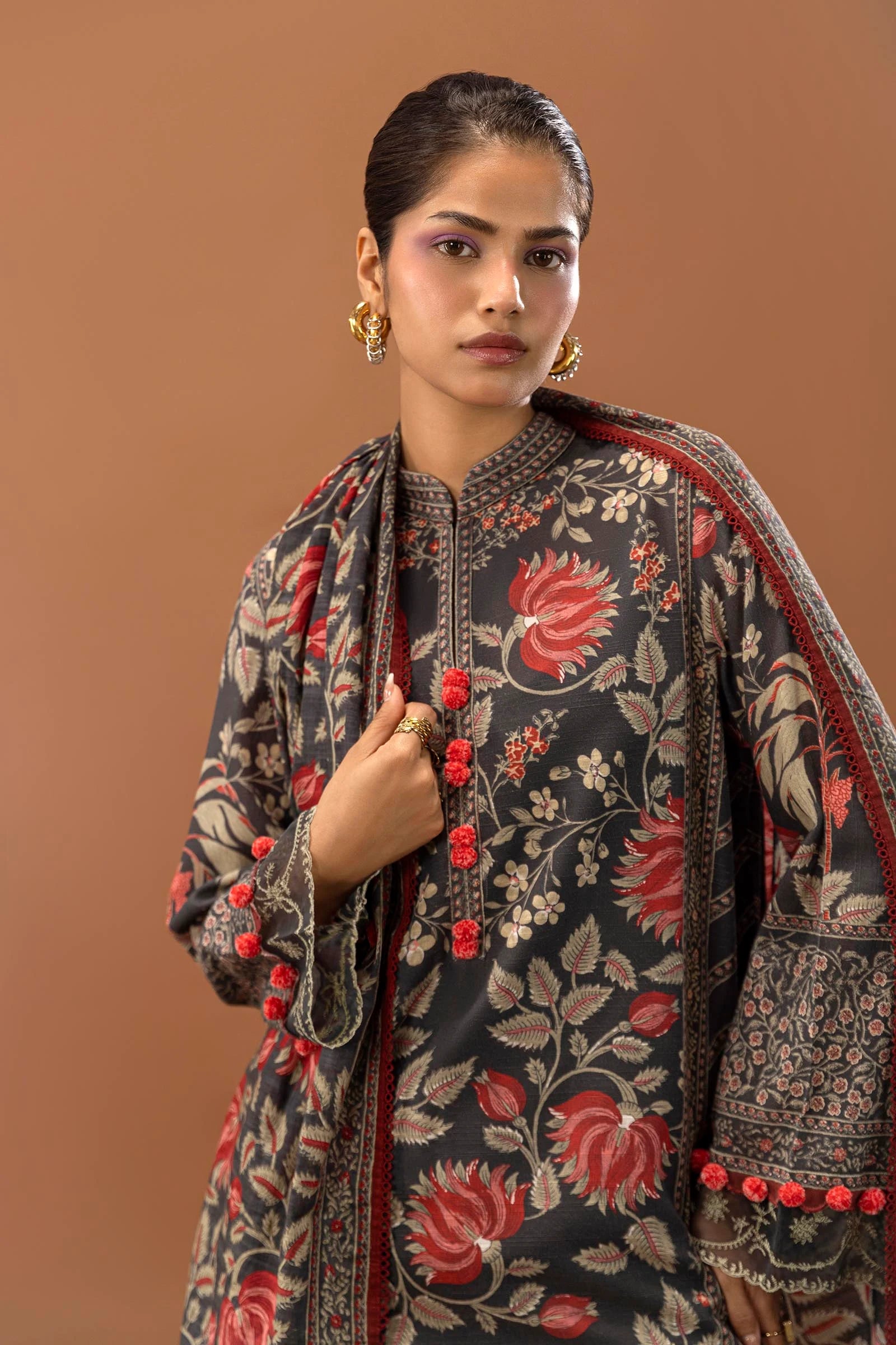 Sana Safinaz - Mahay Winter'24 - 3PC -H243-002B-3CQ