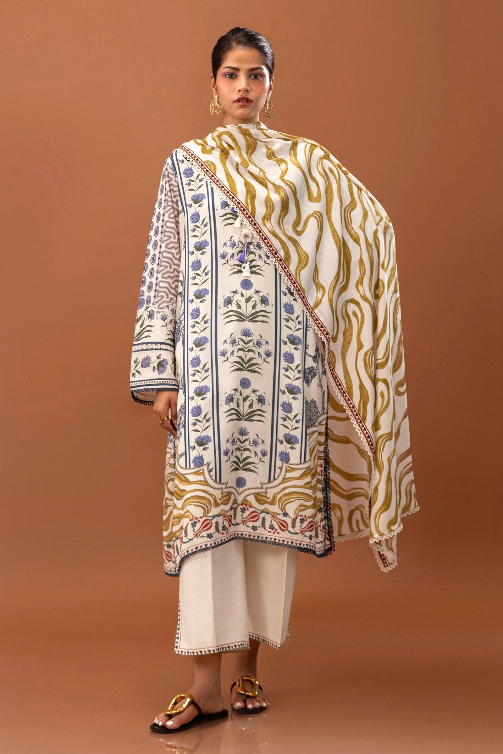 Sana Safinaz - Mahay Winter '24 - 3Pc -H243-004B-3DA