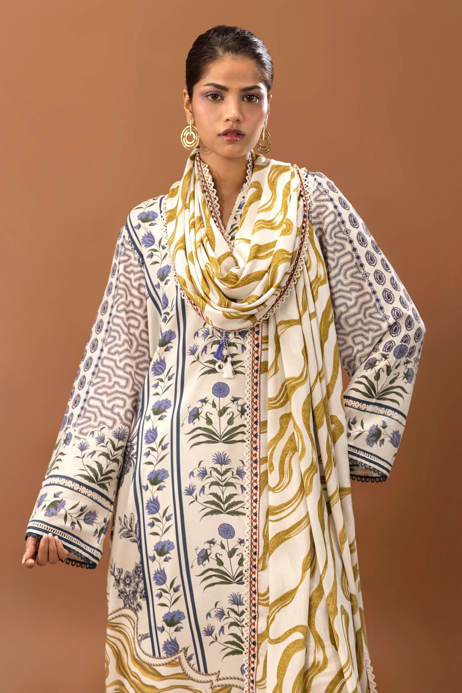 Sana Safinaz - Mahay Winter '24 - 3Pc -H243-004B-3DA