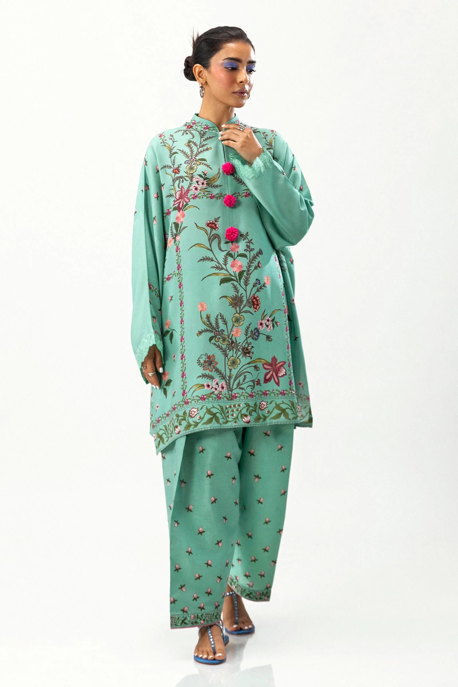 Sana Safinaz - Mahay Winter '24 - 2Pc -H243-007B-2AC