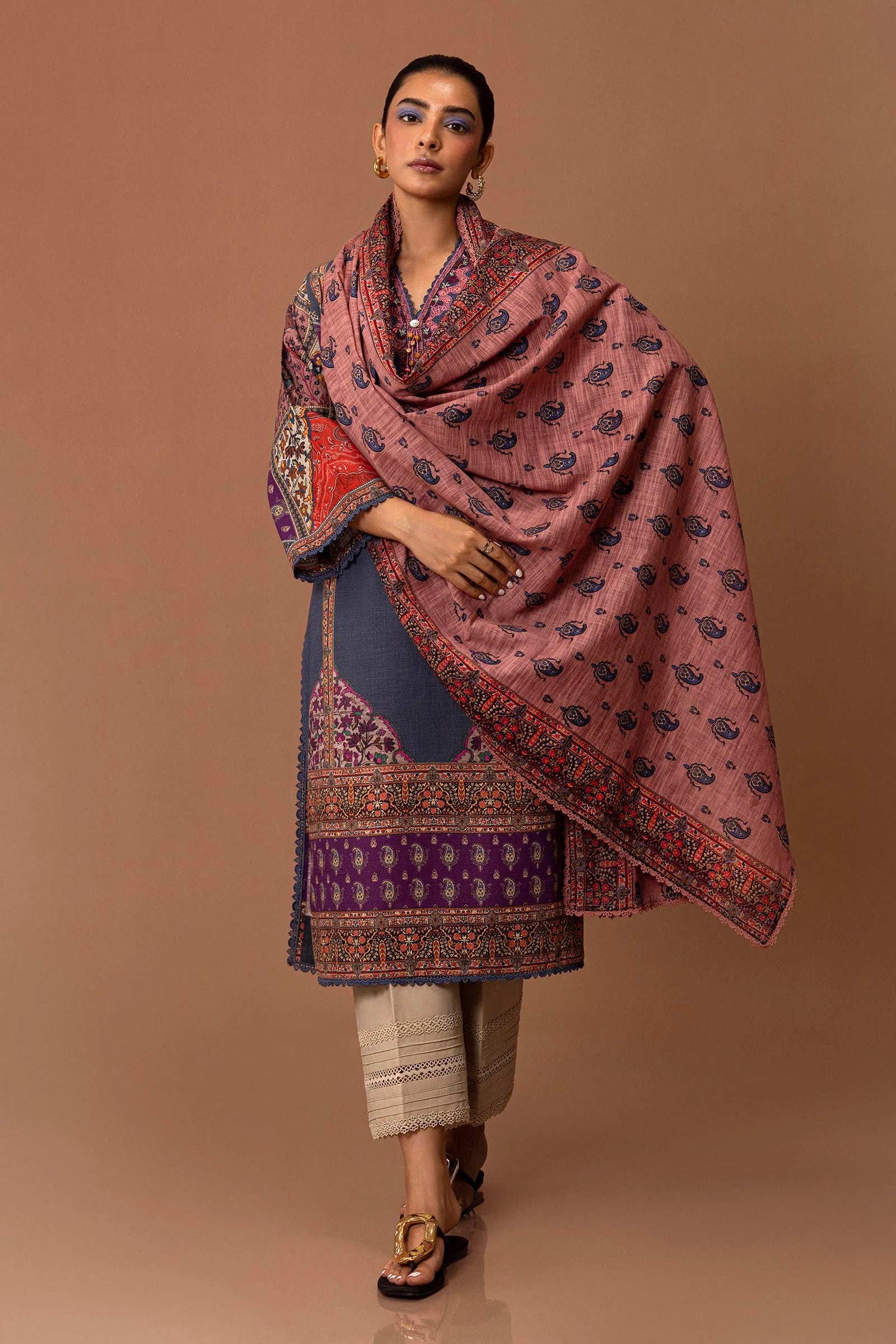 Sana Safinaz - Mahay Winter '24 - 3pc - H243-019B-2BQ
