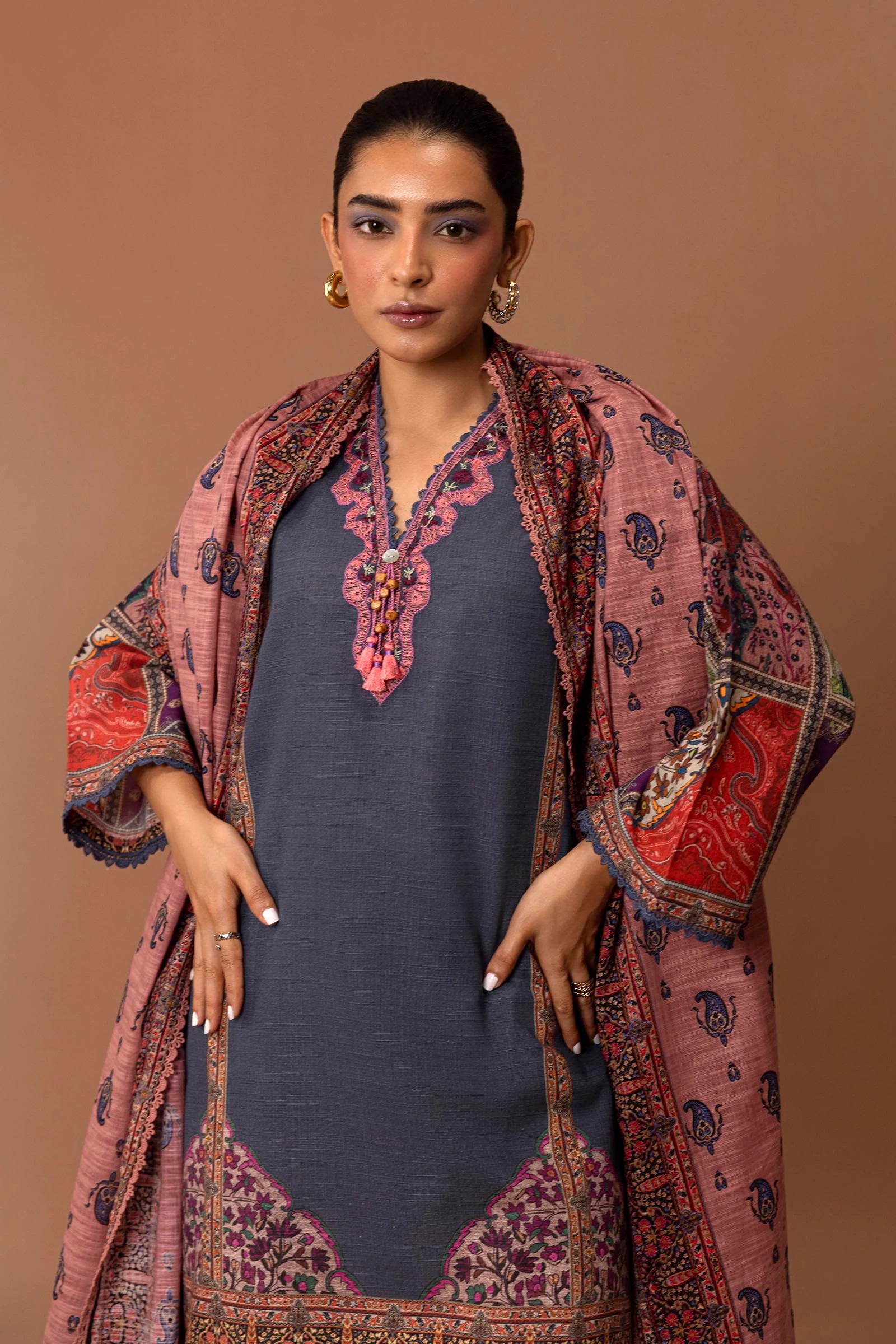 Sana Safinaz - Mahay Winter '24 - 3pc - H243-019B-2BQ