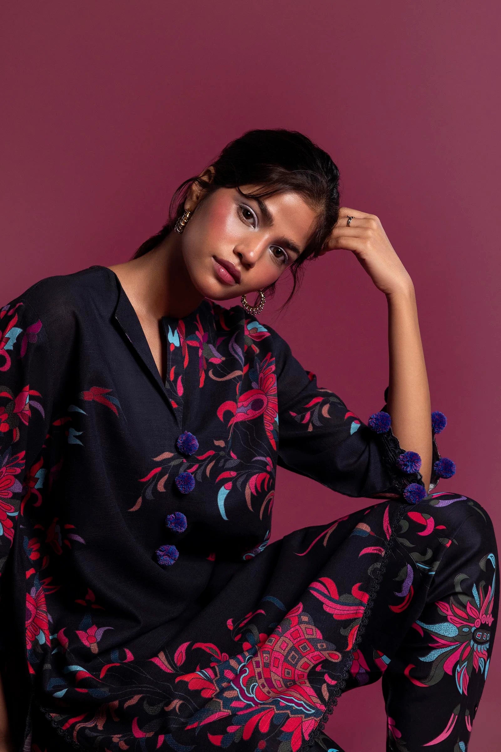 Sana Safinaz - Mahay Winter'24 - 2Pc -H243-022B-2AC
