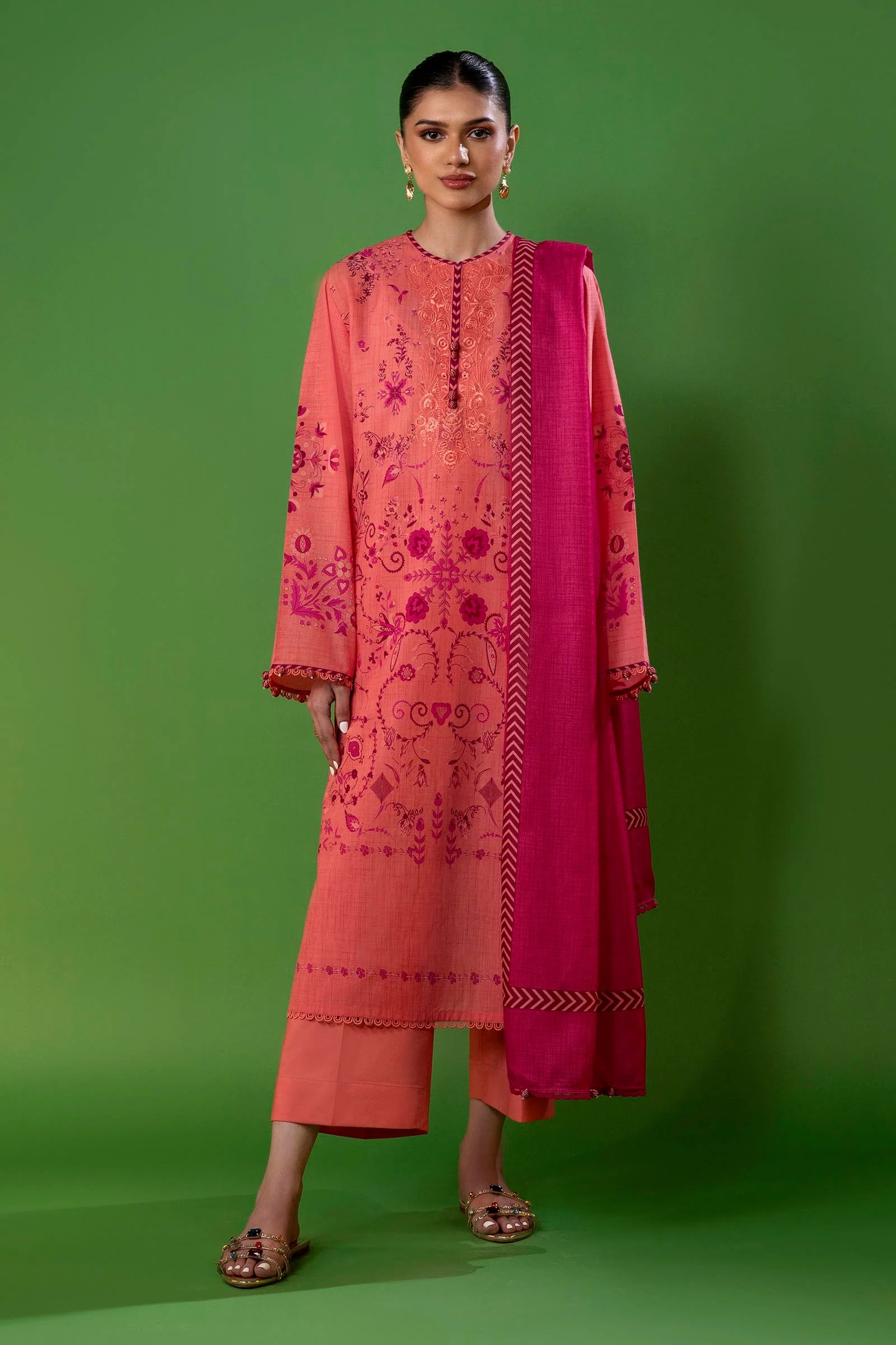 Sana Safinaz | Mahay Spring 25 Volume 1 | 3 Piece| H251-016A-3AS