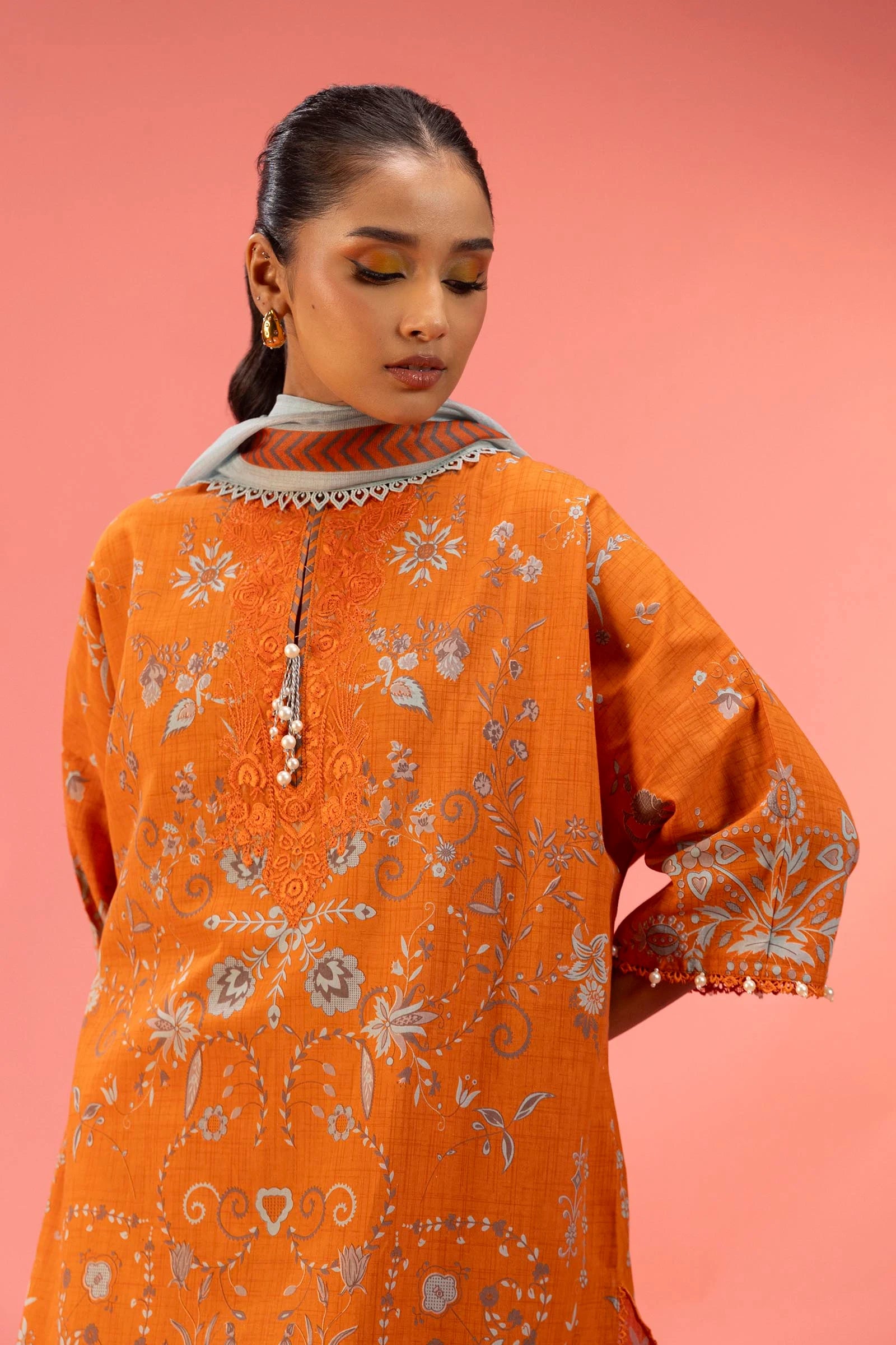 Sana Safinaz | Mahay Spring 25 Volume 1 | 3 Piece| H251-016B-3AS