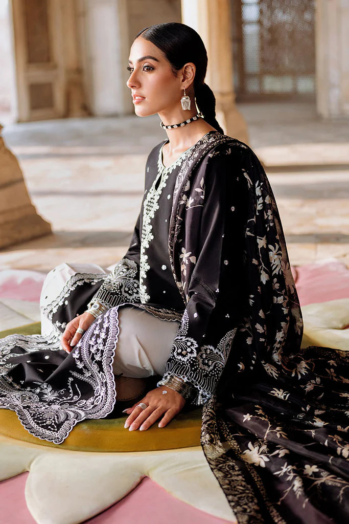 Cross Stitch | EBONY VOGUE-3PC EMBROIDERED LAWN SUIT