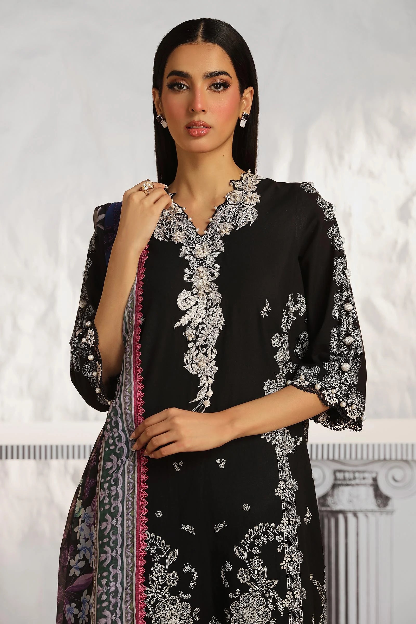 Sana Safinaz - Muzlin Summer Vol 2 - 3Pc - - M242-008A-CK