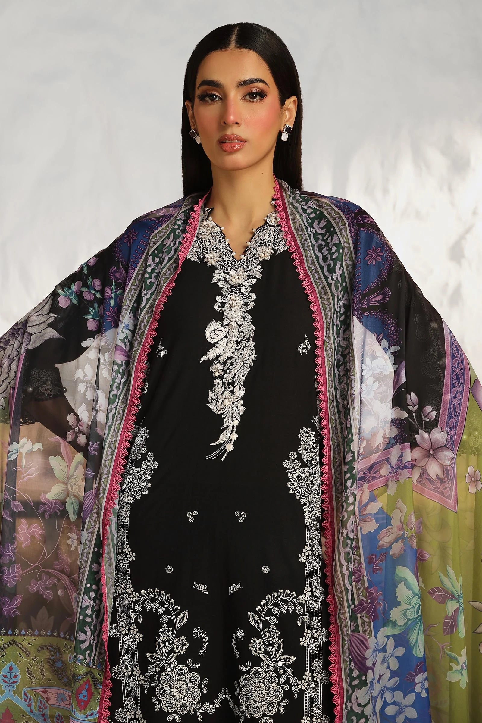 Sana Safinaz - Muzlin Summer Vol 2 - 3Pc - - M242-008A-CK