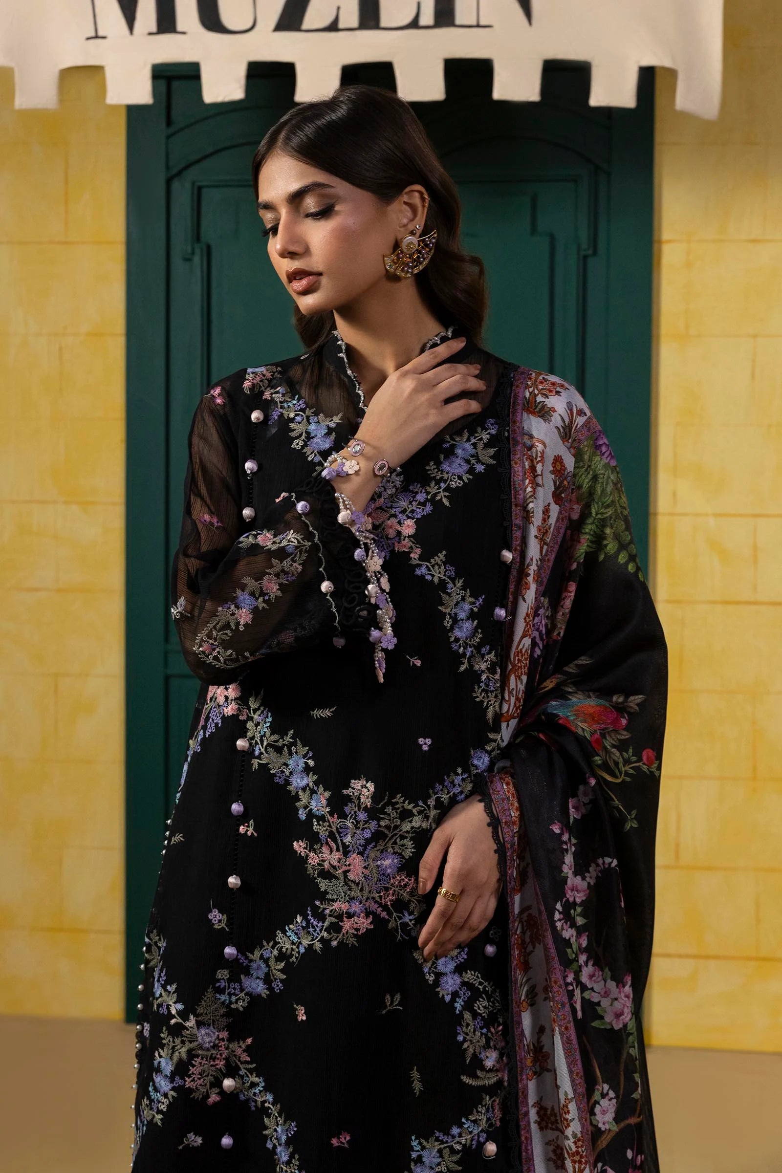 Sana Safinaz | Muzlin Spring 25 Volume 1 | M251-002B-3CV