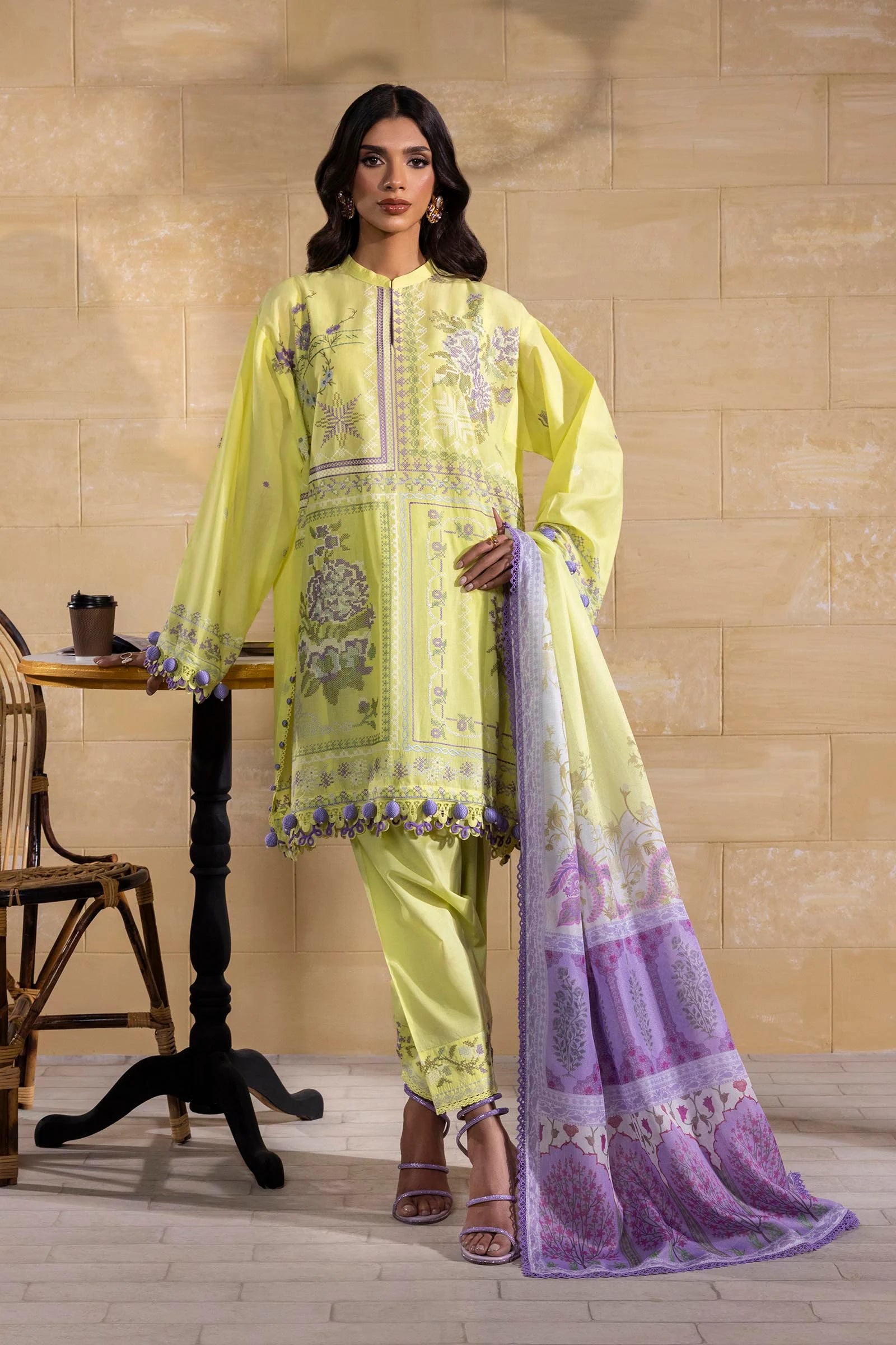 Sana Safinaz | Muzlin Spring 25 Volume 1 | M251-018B-3CT