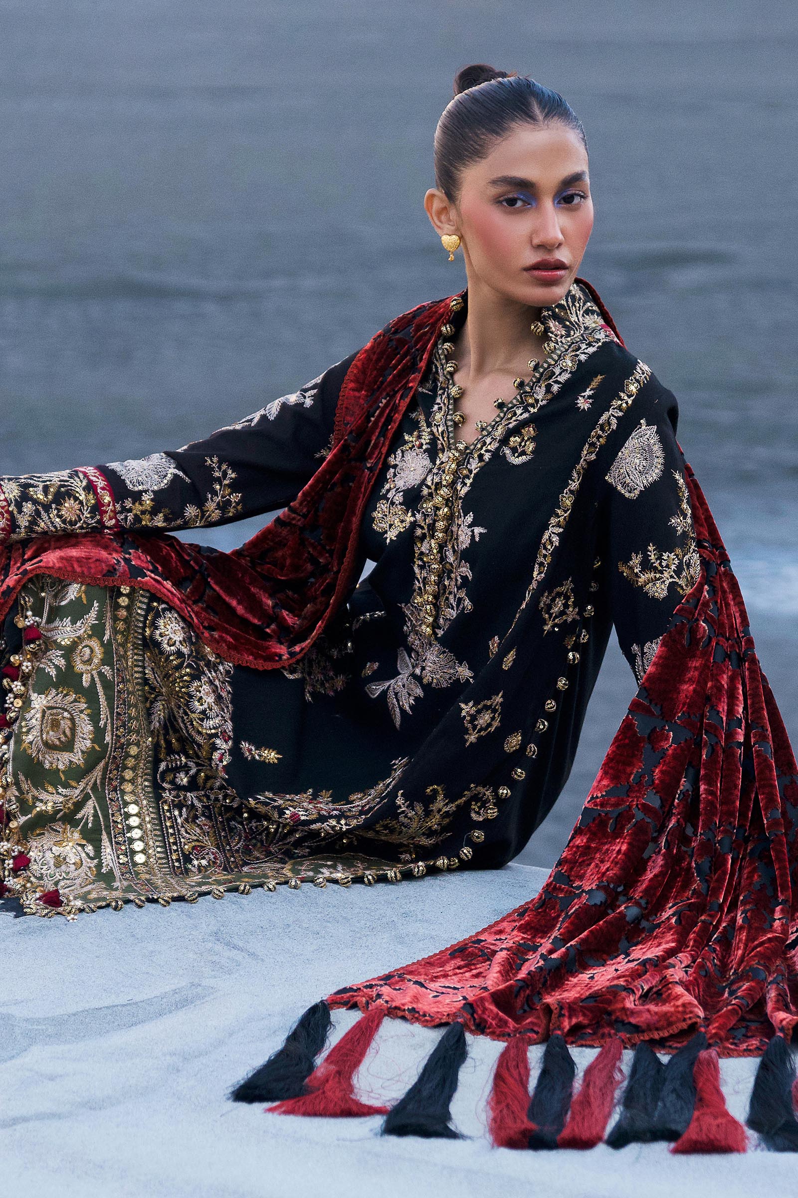 Sana Safinaz - Winter Luxury '24 - S241-001A-3CP