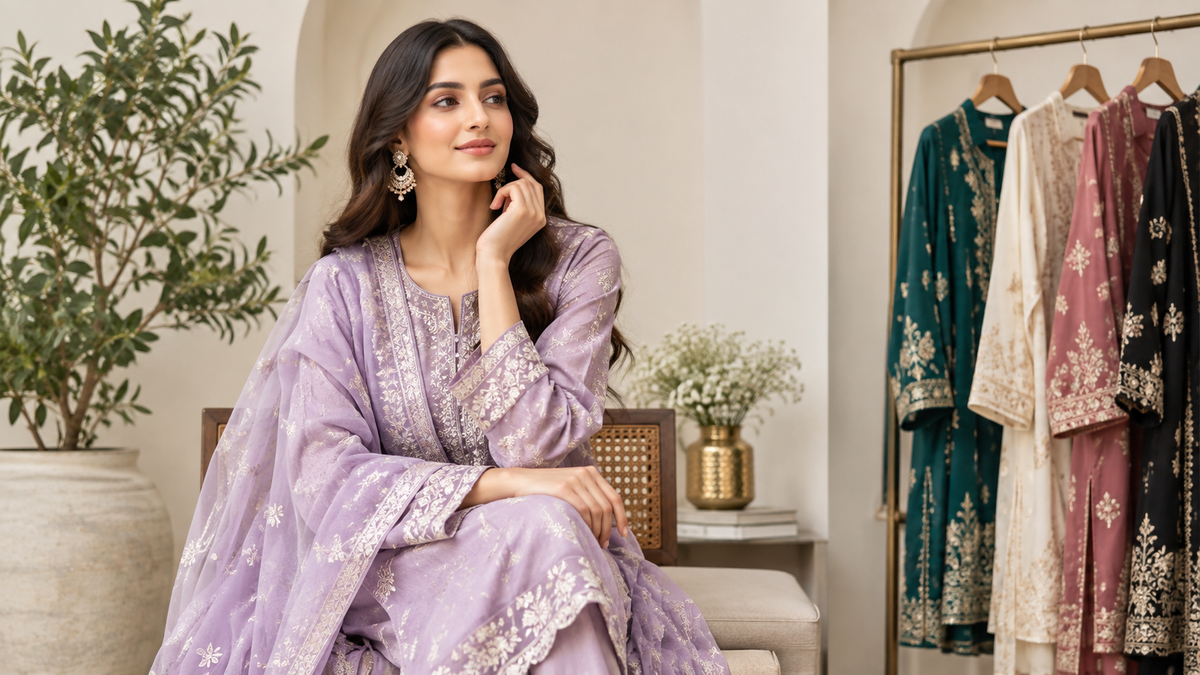 Ethnic UK Where to Buy Ethnic by Outfitters Pakistani Suits Online