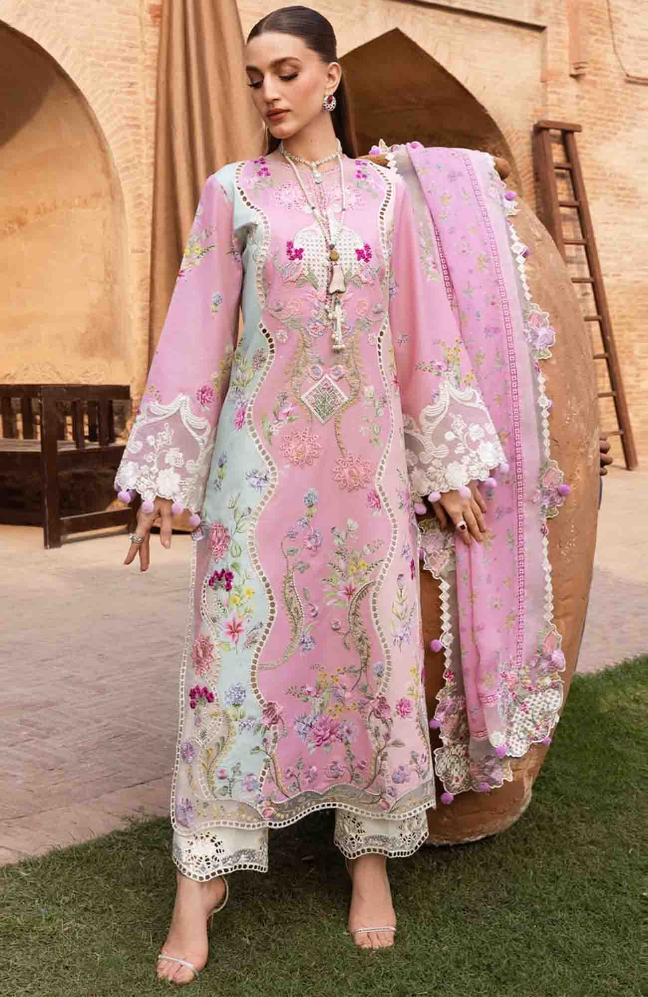 Saira Shakira| Breeze 2026 | Embroidered 3 Piece 7A