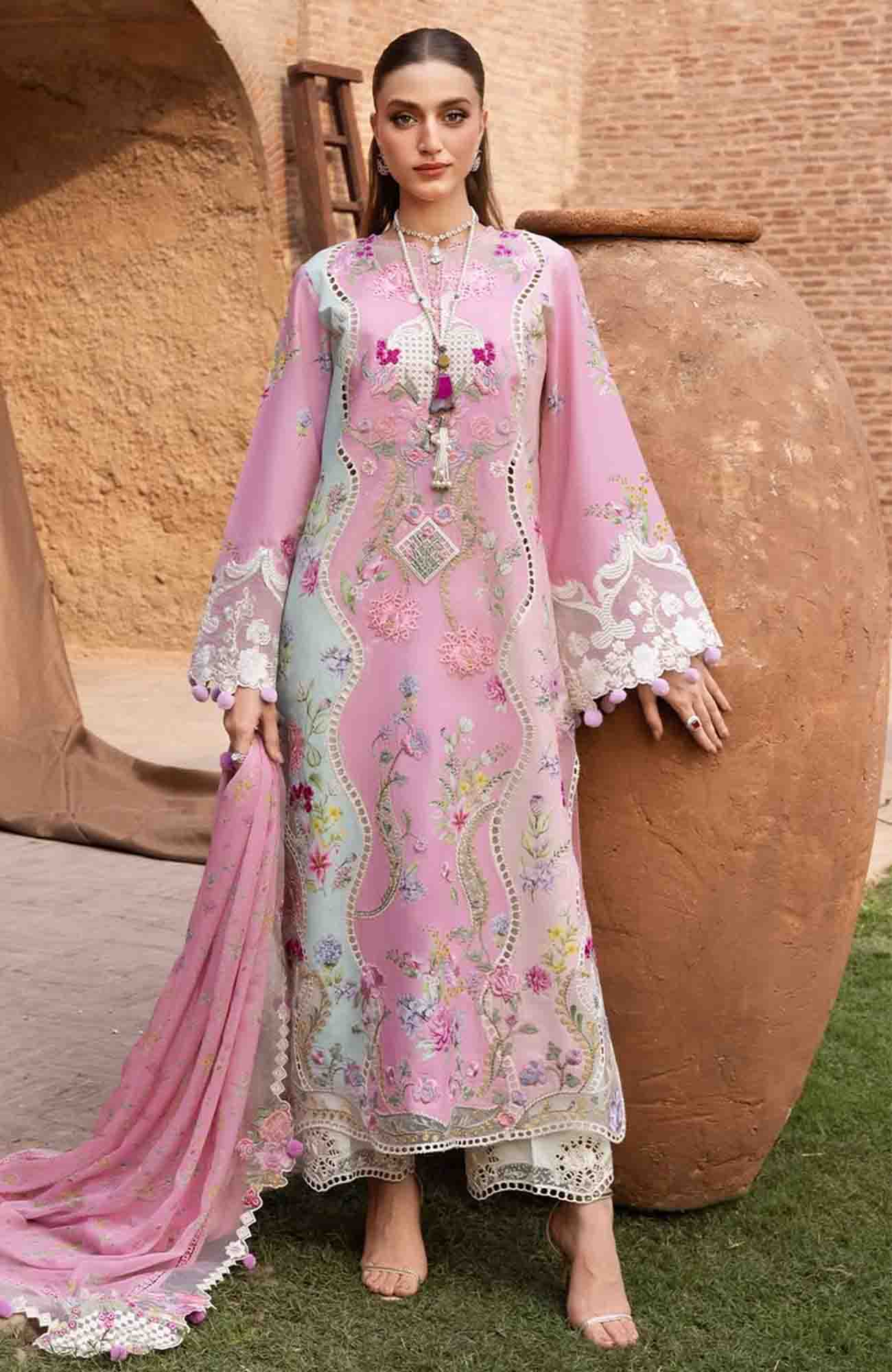 Saira Shakira| Breeze 2026 | Embroidered 3 Piece 7A