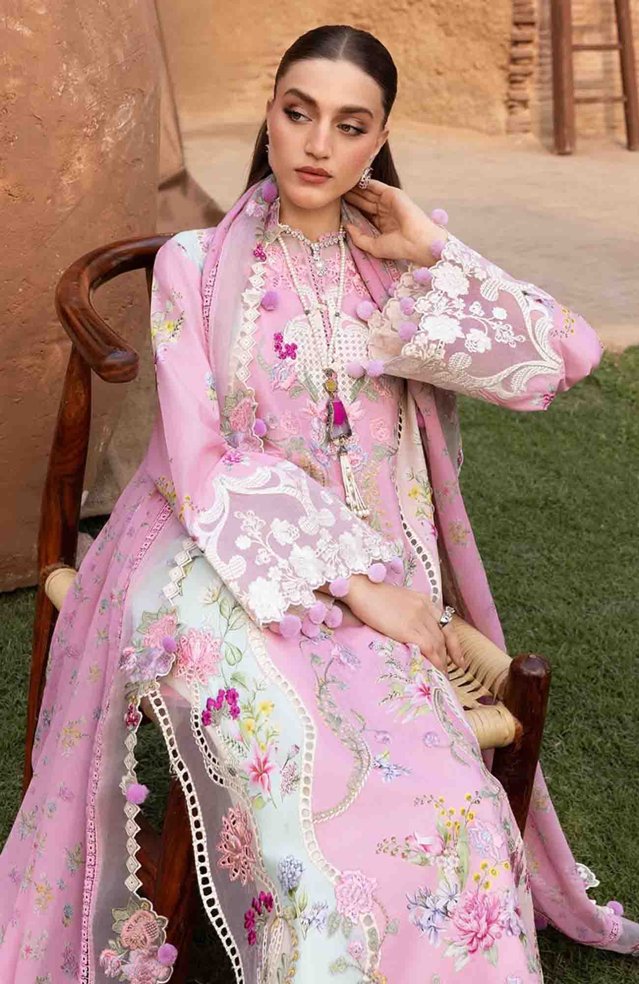 Saira Shakira| Breeze 2026 | Embroidered 3 Piece 7A