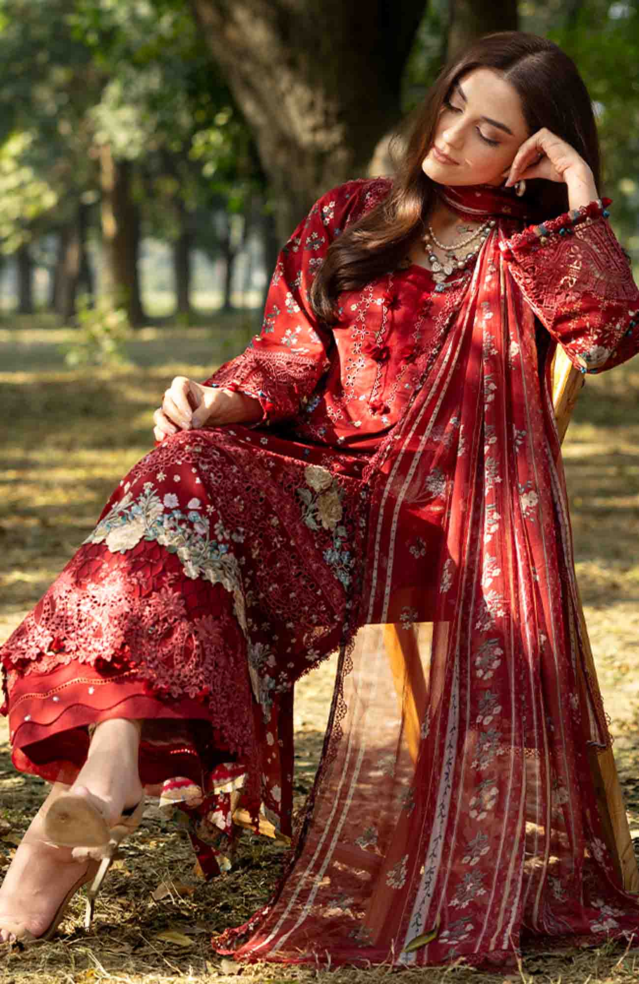 Elaf | CHIKANKARI PRINTS | MARJAAN