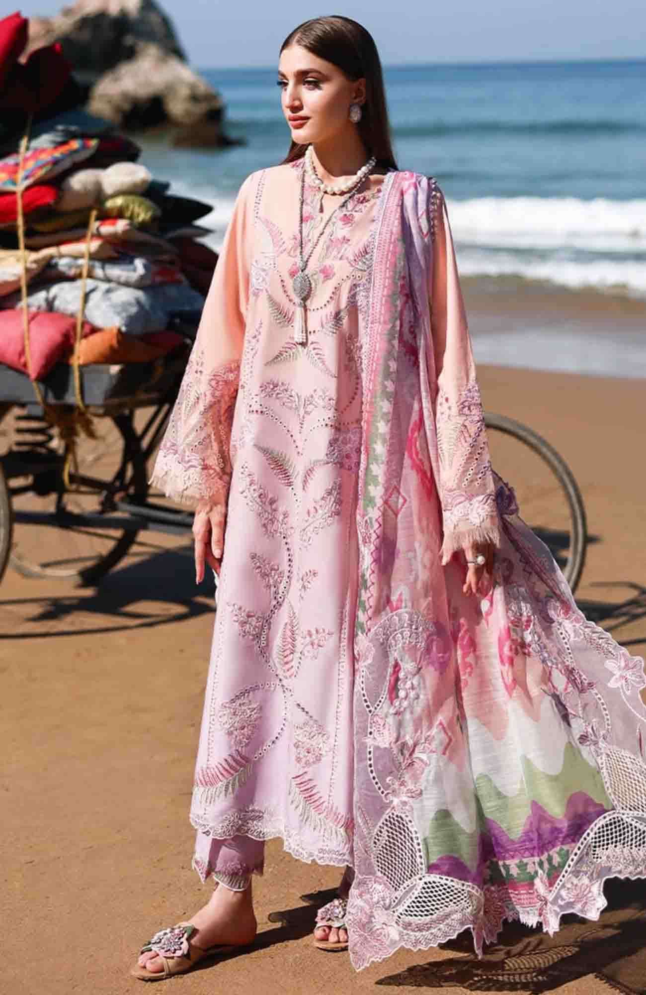 Saira Shakira| Breeze 2026 | Embroidered 3 Piece 3A