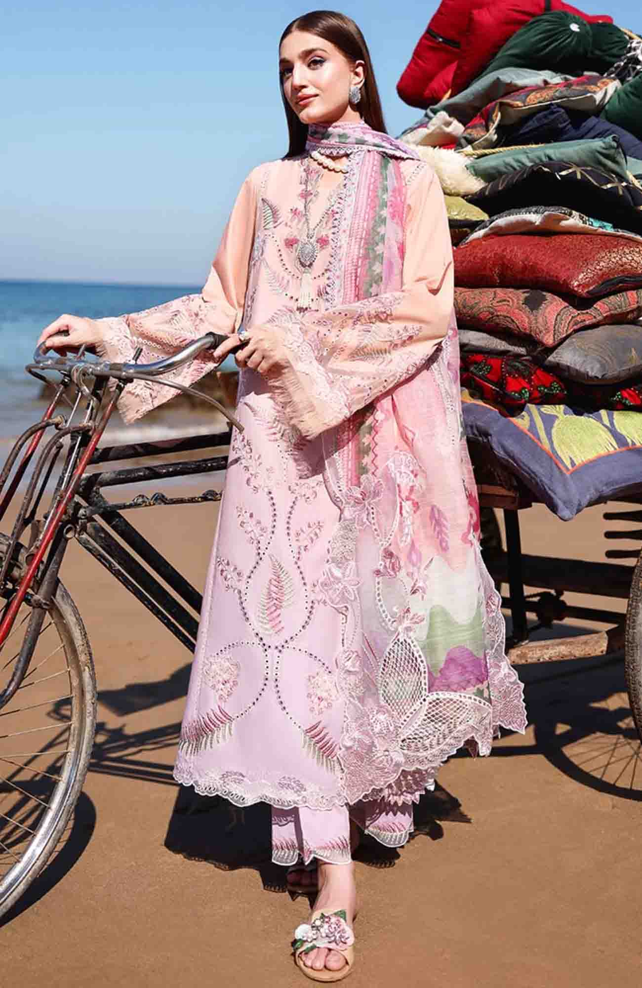Saira Shakira| Breeze 2026 | Embroidered 3 Piece 3A