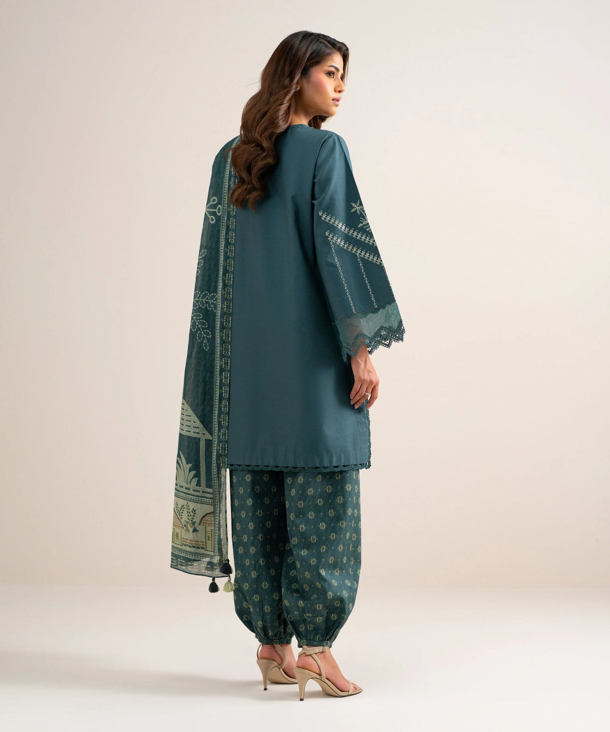 Sapphire | Intermix 26 | 3 Piece - Embroidered Cotton Suit S26V717