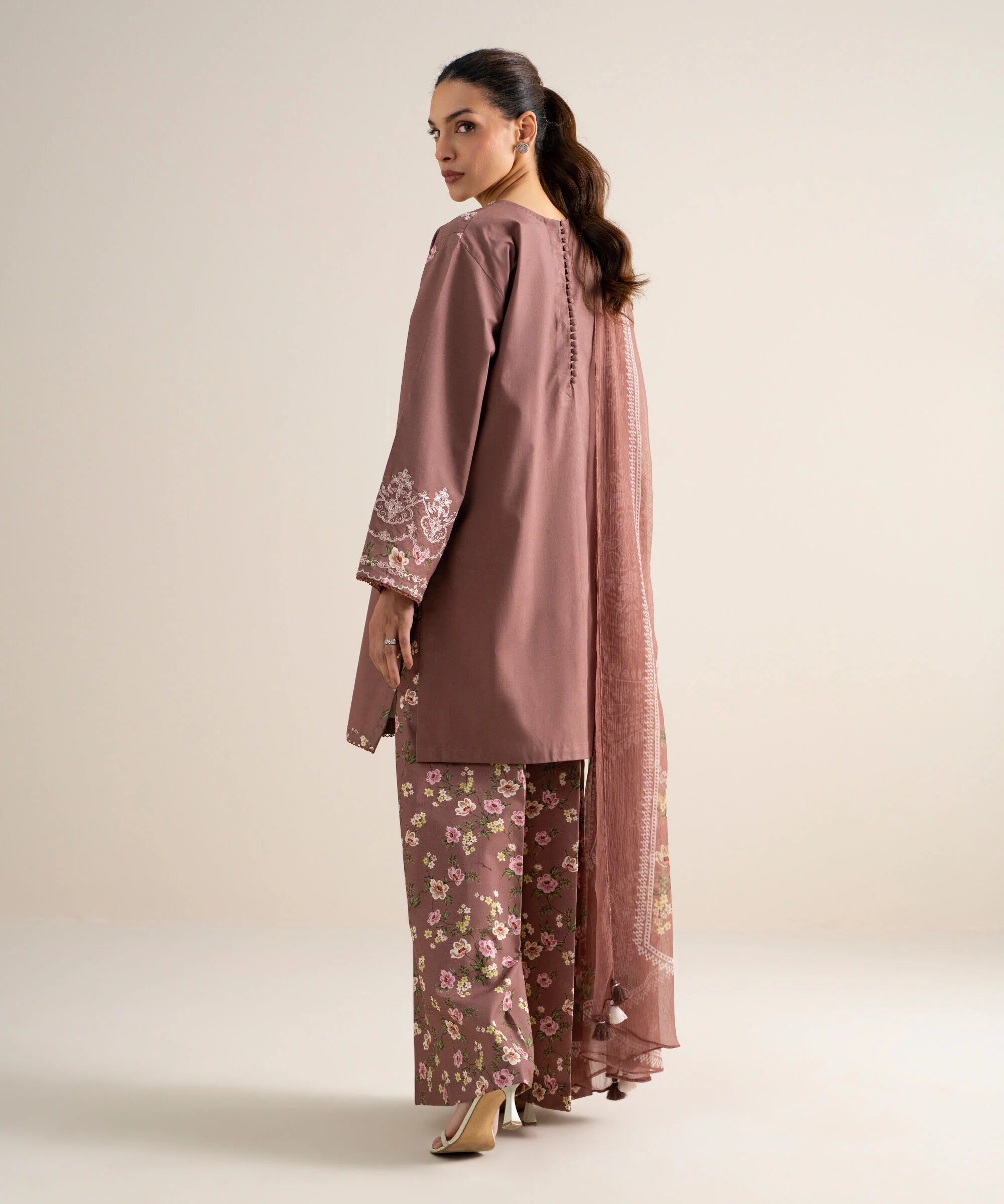 Sapphire | 3 Piece - Embroidered Lawn Suit 26V766