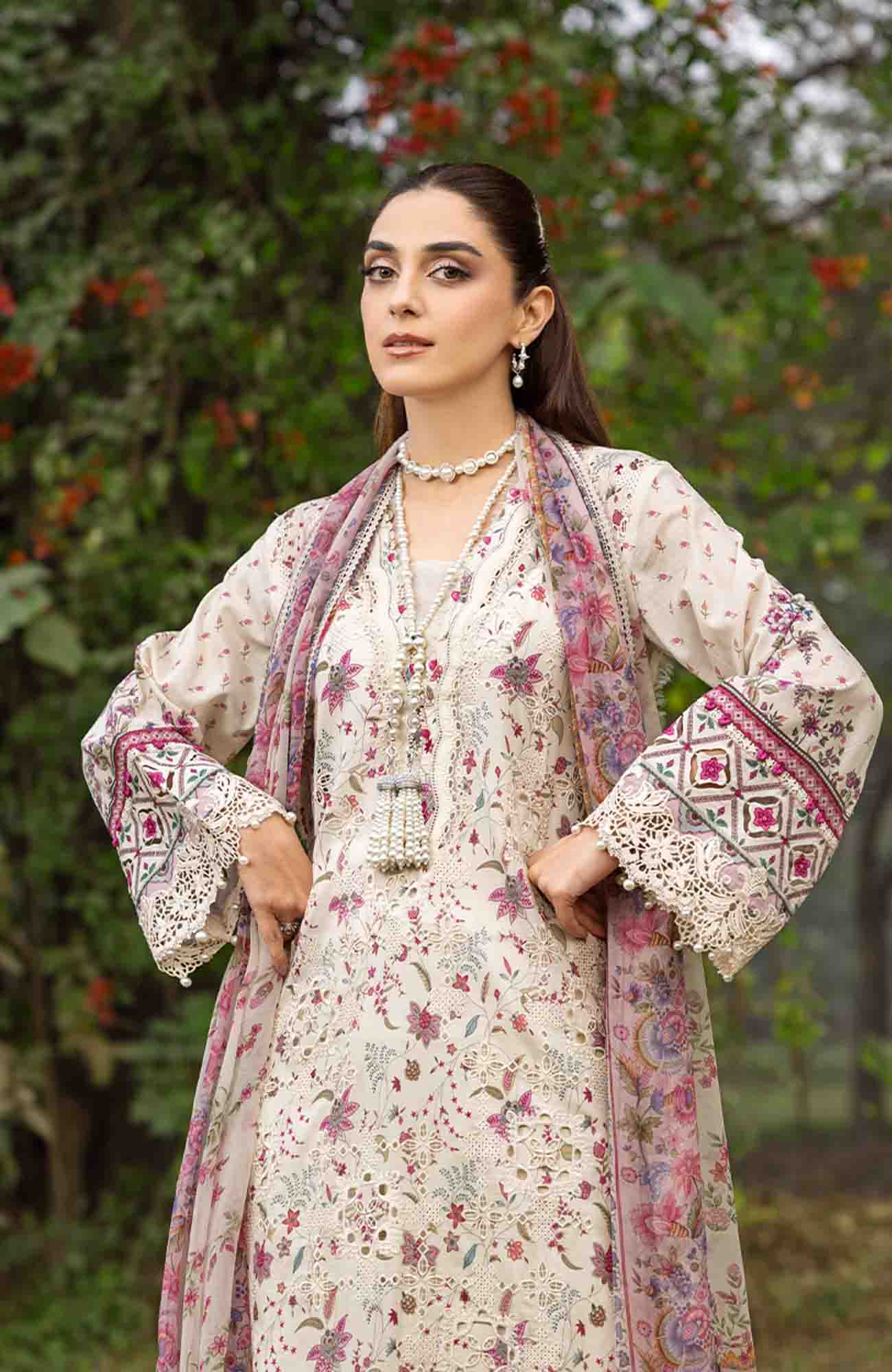 Elaf | CHIKANKARI PRINTS | MEHR
