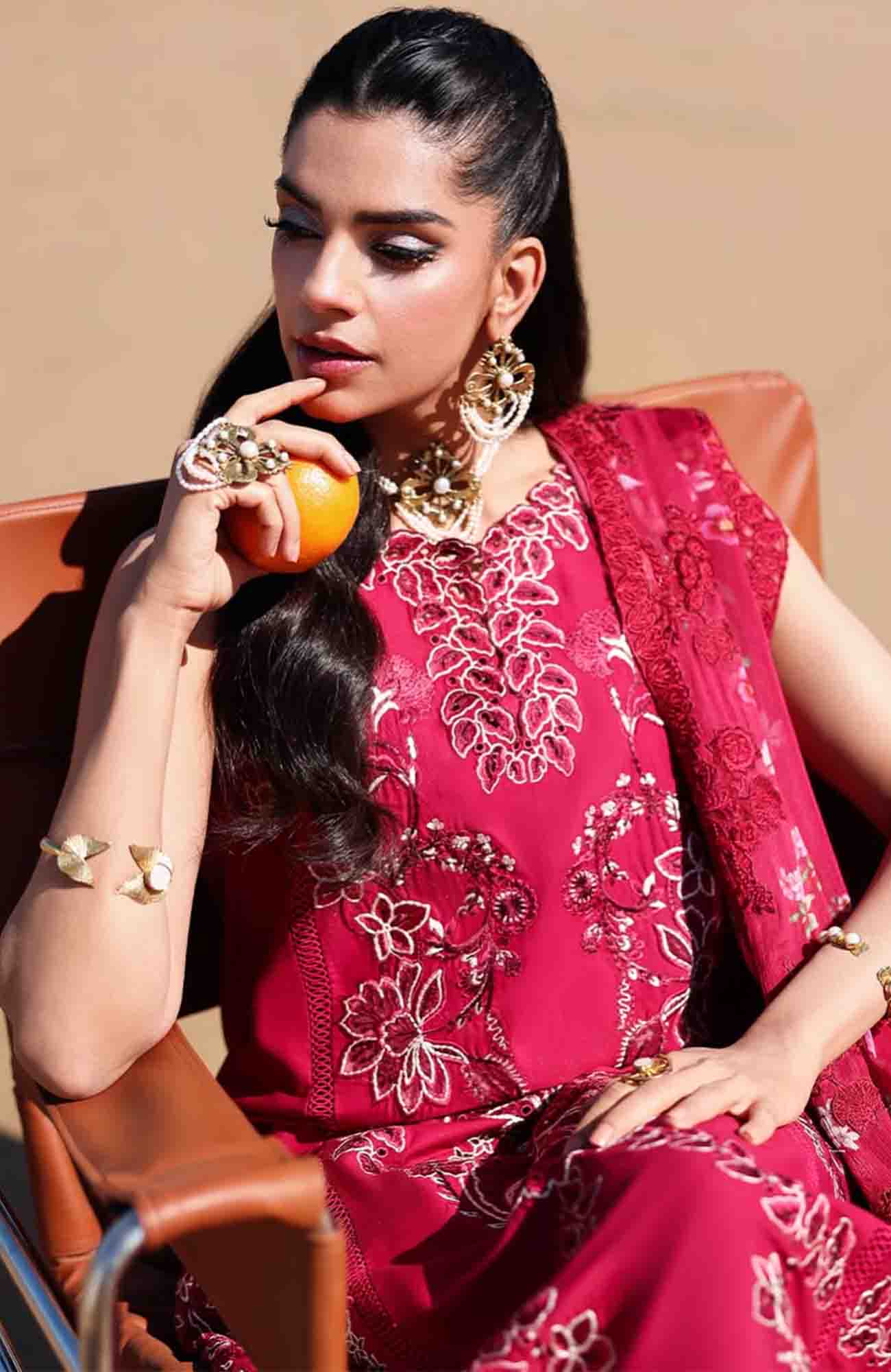 Saira Shakira| Breeze 2026 | Embroidered 3 Piece 4A