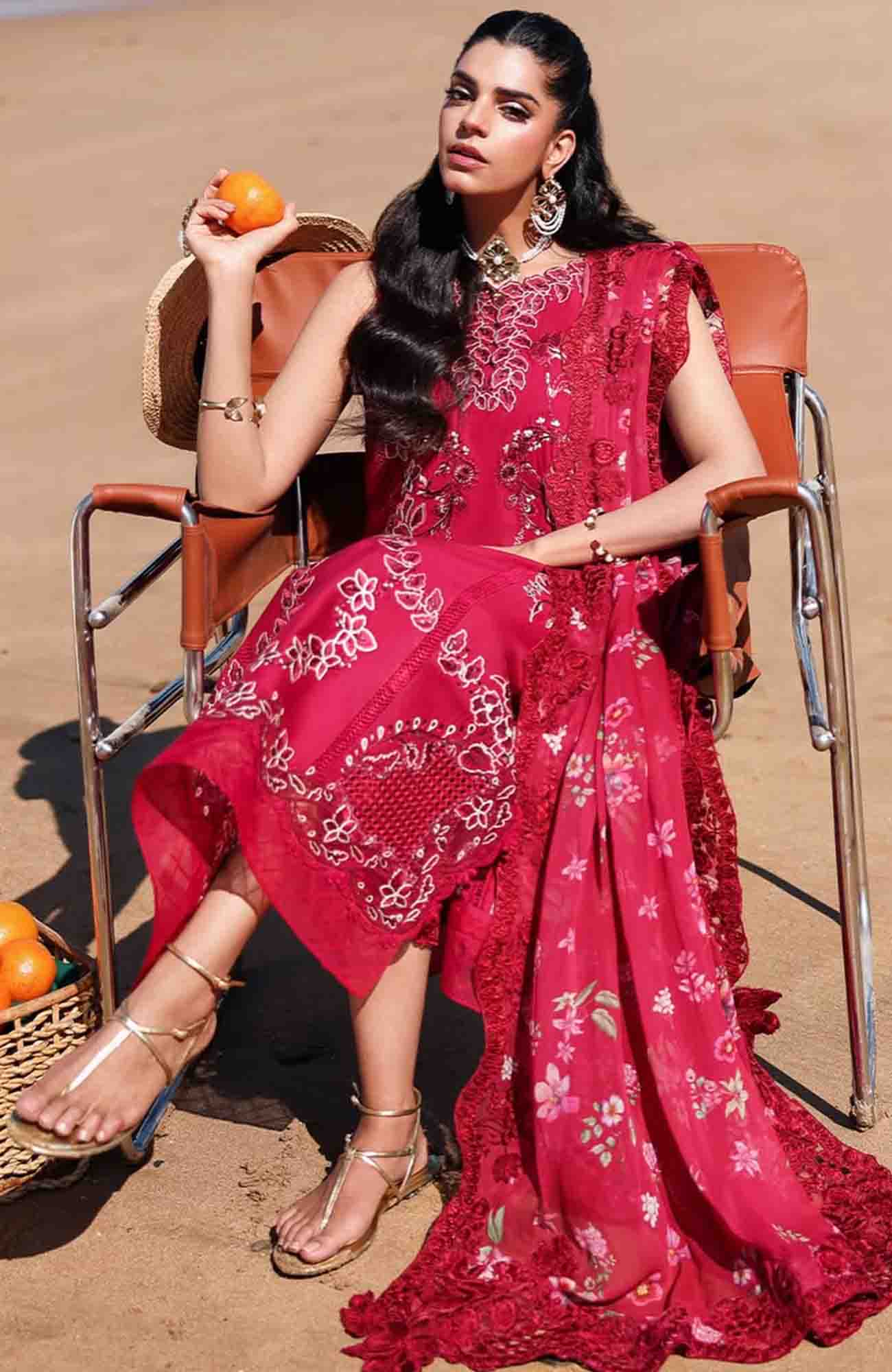 Saira Shakira| Breeze 2026 | Embroidered 3 Piece 4A