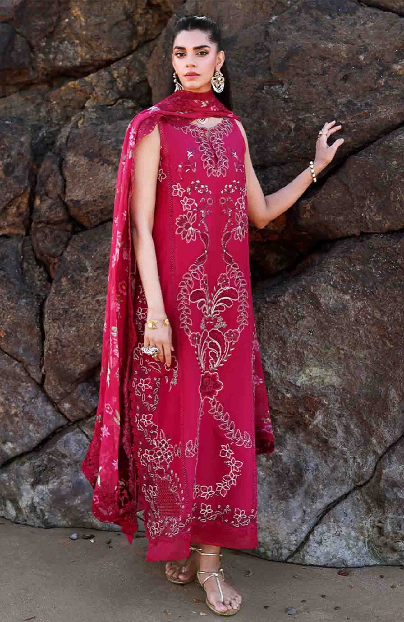 Saira Shakira| Breeze 2026 | Embroidered 3 Piece 4A