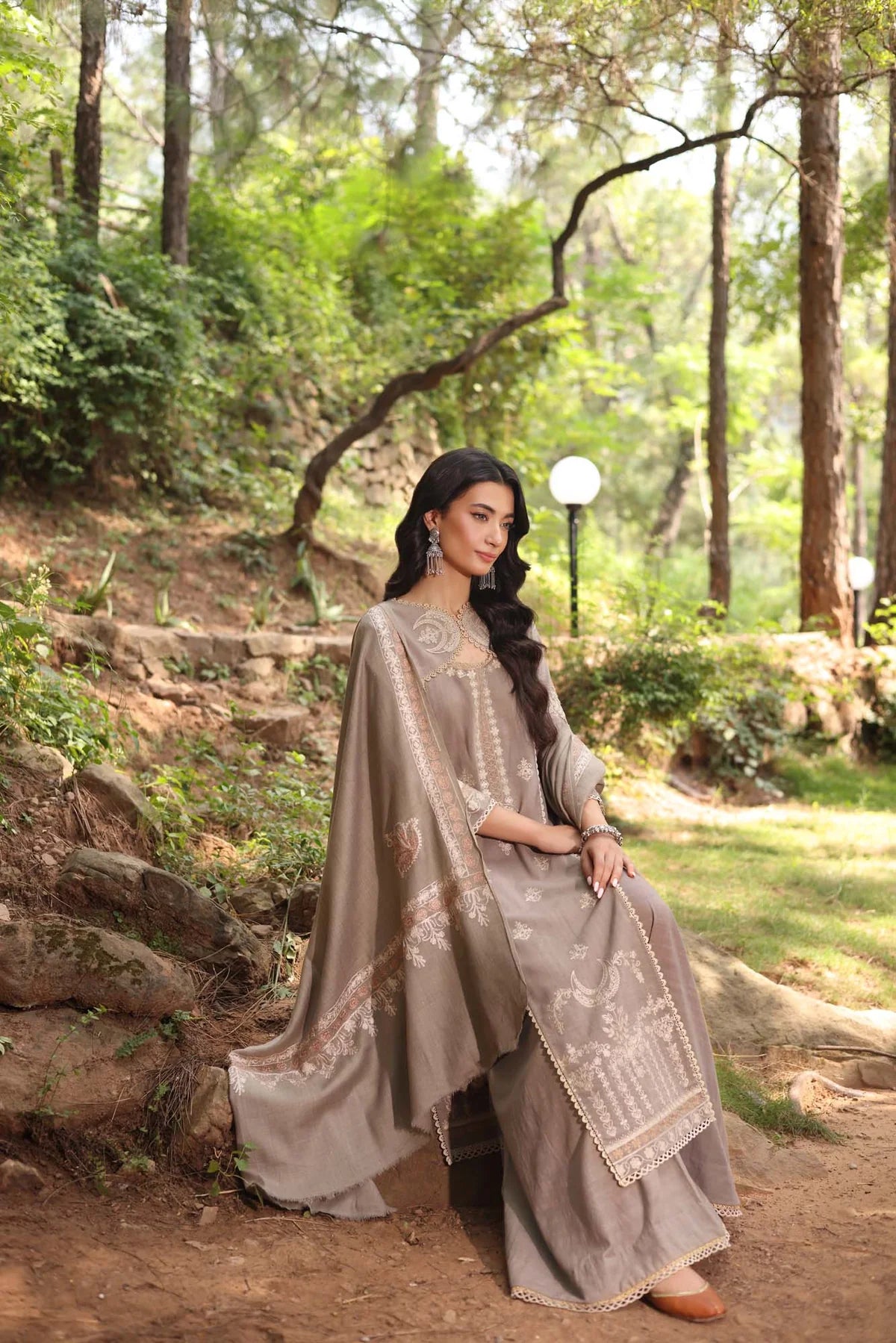 Noor by Saadia Asad -  Suzaankari Winter 24 -3PC - D7