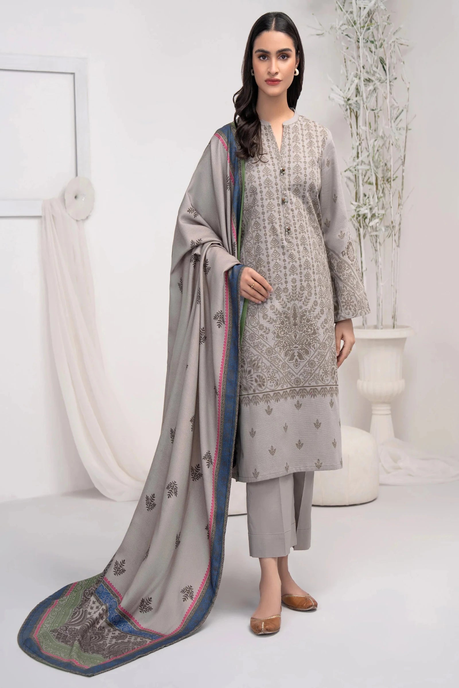 Lime Light - Winter - 3pc KHaddar  - U3262SU-3PC-049