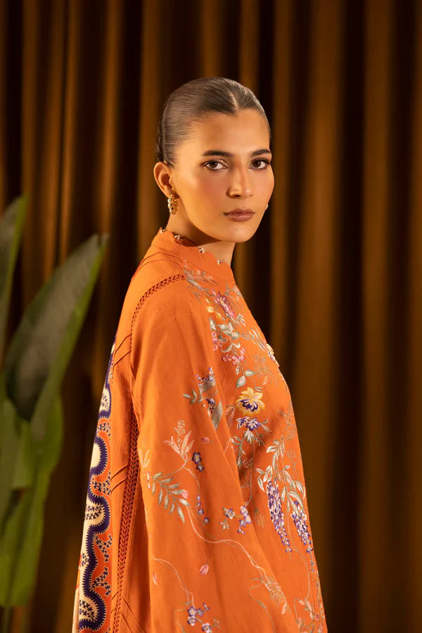 Sana Safinaz | MUZLIN WINTER '25 | Slub Muzlin 3 Piece | M253-009B-3AP