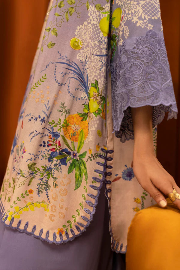 Sana Safinaz | MUZLIN WINTER '25 | Linen Muzlin 3 Piece | M253-017B-3CY