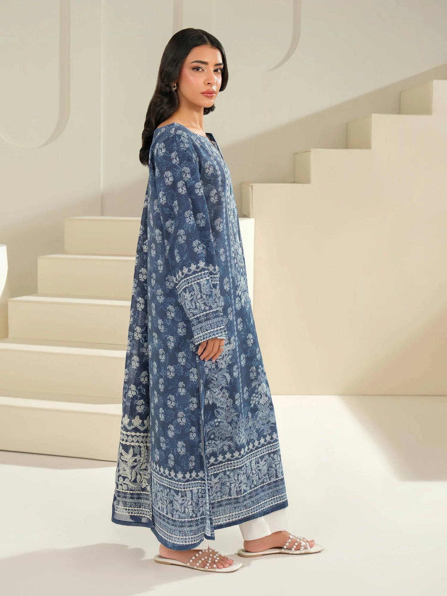 Limelight | 3Piece Lawn Suit-Printed| U4016SD
