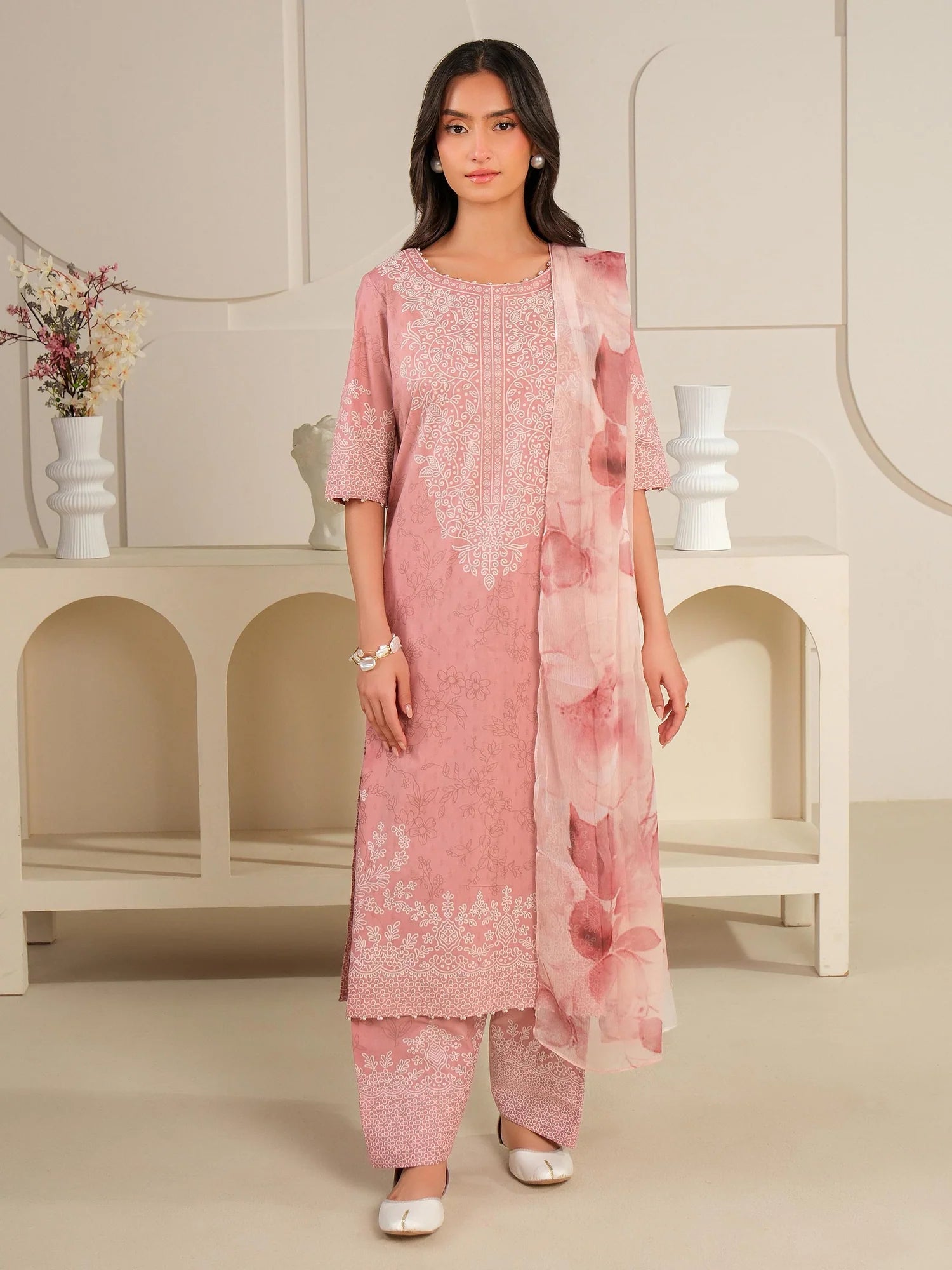 Limelight | 3Piece Lawn Suit-Paste Printed | U4315SU